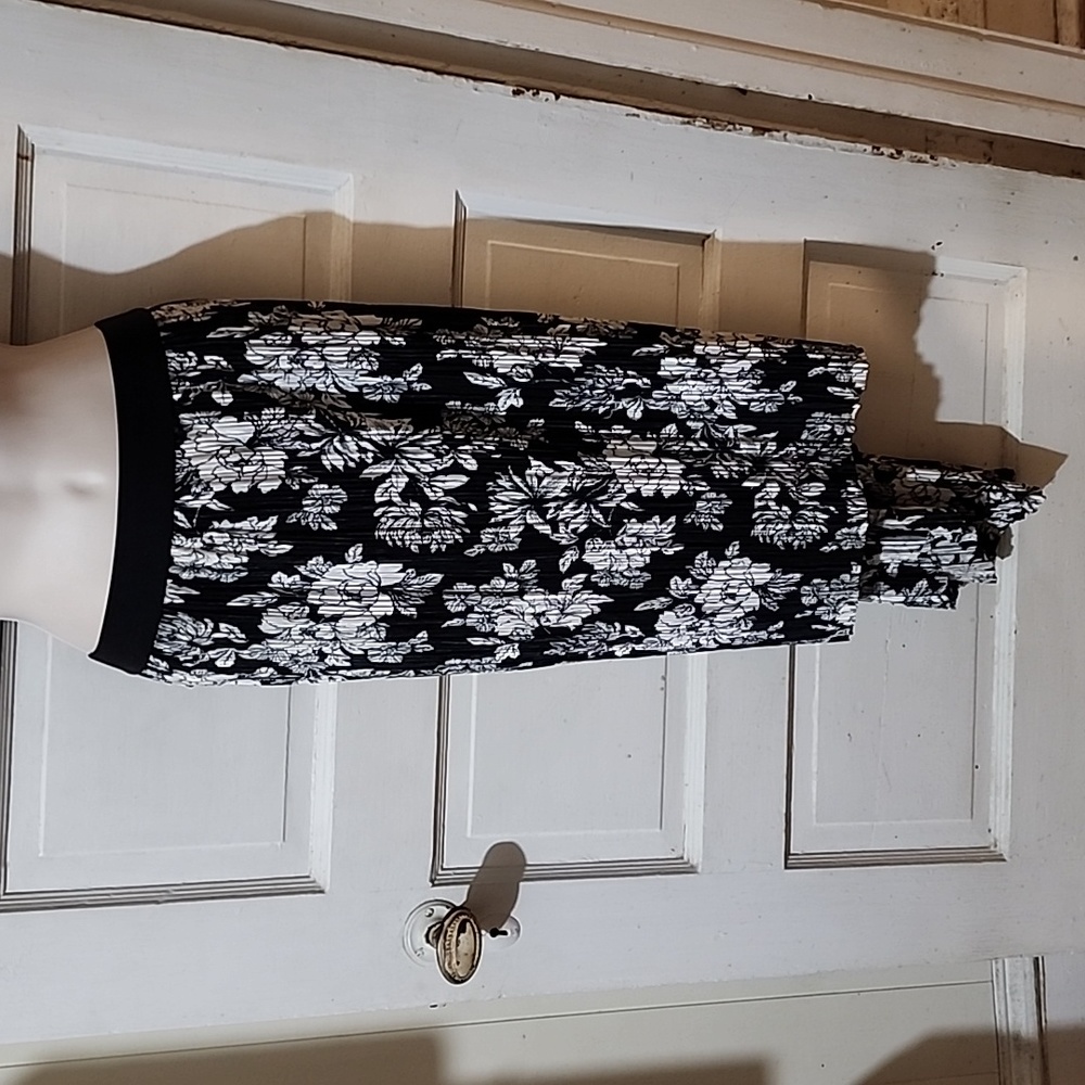 Piphany Floral High Low Skirt 3X